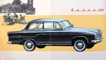 Goliath Hansa 1100 Modelprogram 1955 Carbrochure (3862)